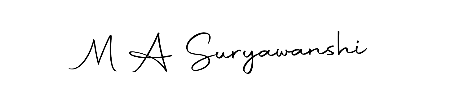 This is the best signature style for the M A Suryawanshi name. Also you like these signature font (Autography-DOLnW). Mix name signature. M A Suryawanshi signature style 10 images and pictures png