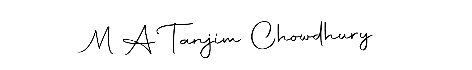 The best way (Autography-DOLnW) to make a short signature is to pick only two or three words in your name. The name M A Tanjim Chowdhury include a total of six letters. For converting this name. M A Tanjim Chowdhury signature style 10 images and pictures png