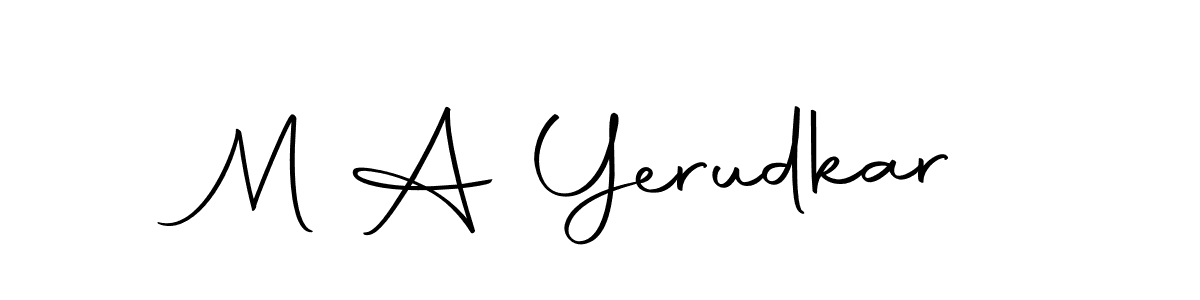 Autography-DOLnW is a professional signature style that is perfect for those who want to add a touch of class to their signature. It is also a great choice for those who want to make their signature more unique. Get M A Yerudkar name to fancy signature for free. M A Yerudkar signature style 10 images and pictures png