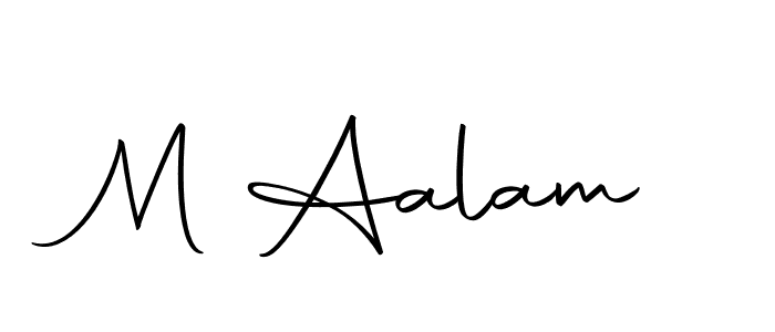 You can use this online signature creator to create a handwritten signature for the name M Aalam. This is the best online autograph maker. M Aalam signature style 10 images and pictures png