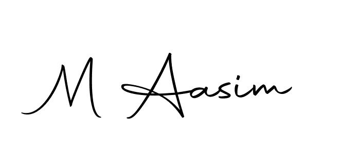 How to make M Aasim name signature. Use Autography-DOLnW style for creating short signs online. This is the latest handwritten sign. M Aasim signature style 10 images and pictures png