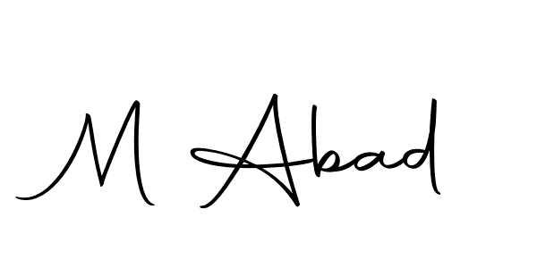 Autography-DOLnW is a professional signature style that is perfect for those who want to add a touch of class to their signature. It is also a great choice for those who want to make their signature more unique. Get M Abad name to fancy signature for free. M Abad signature style 10 images and pictures png