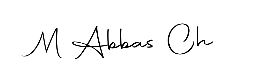 Make a beautiful signature design for name M Abbas Ch. Use this online signature maker to create a handwritten signature for free. M Abbas Ch signature style 10 images and pictures png