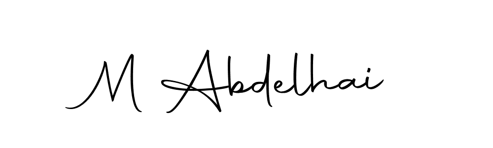 Make a beautiful signature design for name M Abdelhai. With this signature (Autography-DOLnW) style, you can create a handwritten signature for free. M Abdelhai signature style 10 images and pictures png