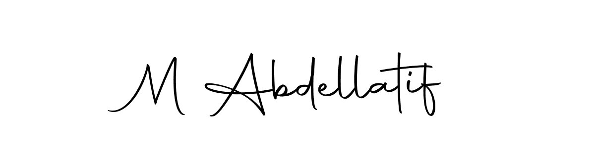 How to make M Abdellatif signature? Autography-DOLnW is a professional autograph style. Create handwritten signature for M Abdellatif name. M Abdellatif signature style 10 images and pictures png