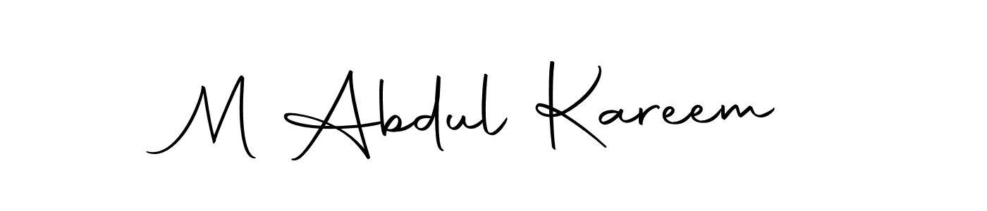 Autography-DOLnW is a professional signature style that is perfect for those who want to add a touch of class to their signature. It is also a great choice for those who want to make their signature more unique. Get M Abdul Kareem name to fancy signature for free. M Abdul Kareem signature style 10 images and pictures png