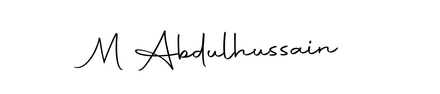 M Abdulhussain stylish signature style. Best Handwritten Sign (Autography-DOLnW) for my name. Handwritten Signature Collection Ideas for my name M Abdulhussain. M Abdulhussain signature style 10 images and pictures png