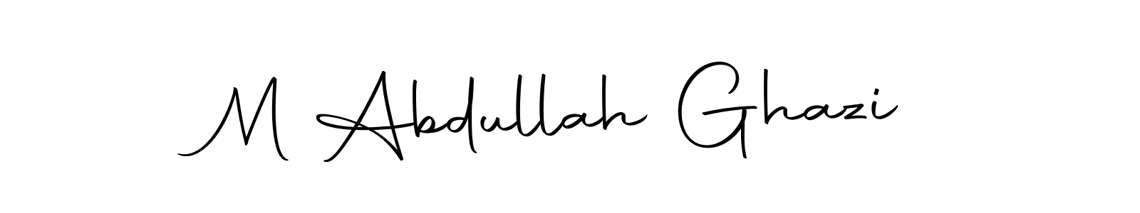 if you are searching for the best signature style for your name M Abdullah Ghazi. so please give up your signature search. here we have designed multiple signature styles  using Autography-DOLnW. M Abdullah Ghazi signature style 10 images and pictures png