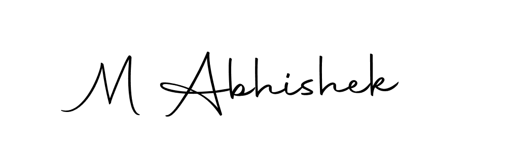 It looks lik you need a new signature style for name M Abhishek. Design unique handwritten (Autography-DOLnW) signature with our free signature maker in just a few clicks. M Abhishek signature style 10 images and pictures png