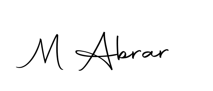 How to make M Abrar signature? Autography-DOLnW is a professional autograph style. Create handwritten signature for M Abrar name. M Abrar signature style 10 images and pictures png