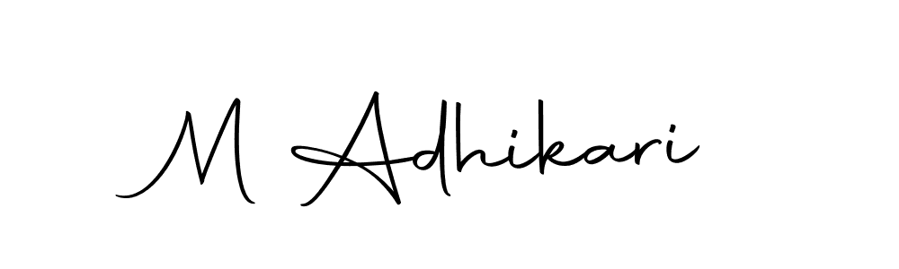 How to Draw M Adhikari signature style? Autography-DOLnW is a latest design signature styles for name M Adhikari. M Adhikari signature style 10 images and pictures png