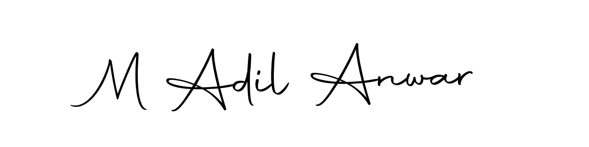 How to make M Adil Anwar signature? Autography-DOLnW is a professional autograph style. Create handwritten signature for M Adil Anwar name. M Adil Anwar signature style 10 images and pictures png