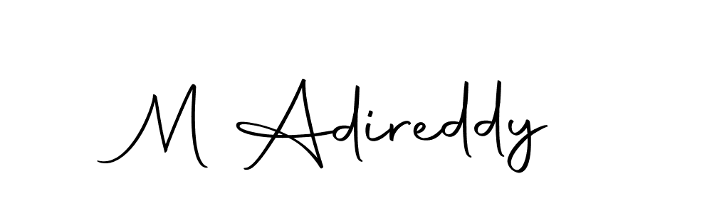 Make a beautiful signature design for name M Adireddy. Use this online signature maker to create a handwritten signature for free. M Adireddy signature style 10 images and pictures png