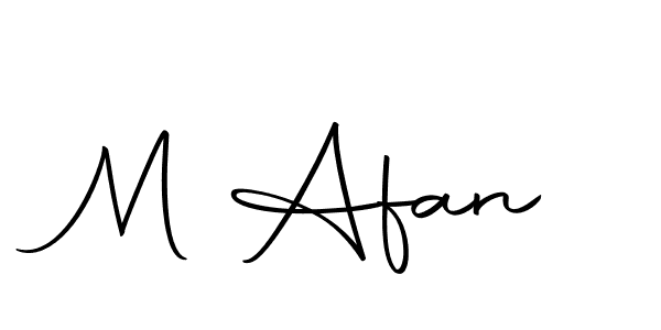 Make a beautiful signature design for name M Afan. With this signature (Autography-DOLnW) style, you can create a handwritten signature for free. M Afan signature style 10 images and pictures png