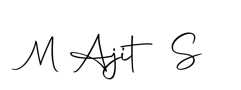 if you are searching for the best signature style for your name M Ajit S. so please give up your signature search. here we have designed multiple signature styles  using Autography-DOLnW. M Ajit S signature style 10 images and pictures png
