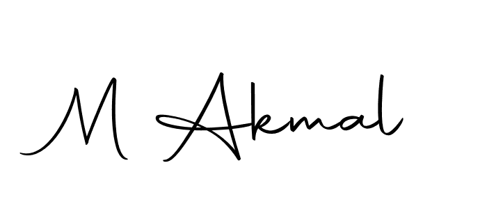 Make a beautiful signature design for name M Akmal. With this signature (Autography-DOLnW) style, you can create a handwritten signature for free. M Akmal signature style 10 images and pictures png