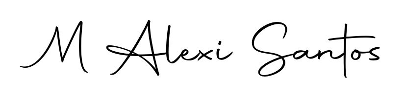 You can use this online signature creator to create a handwritten signature for the name M Alexi Santos. This is the best online autograph maker. M Alexi Santos signature style 10 images and pictures png