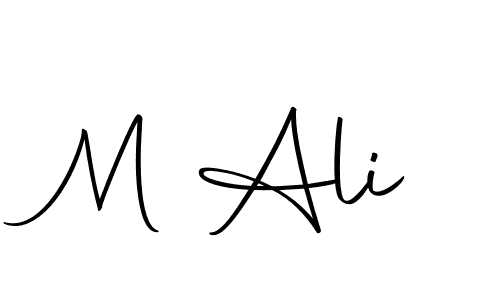Make a beautiful signature design for name M Ali. With this signature (Autography-DOLnW) style, you can create a handwritten signature for free. M Ali signature style 10 images and pictures png