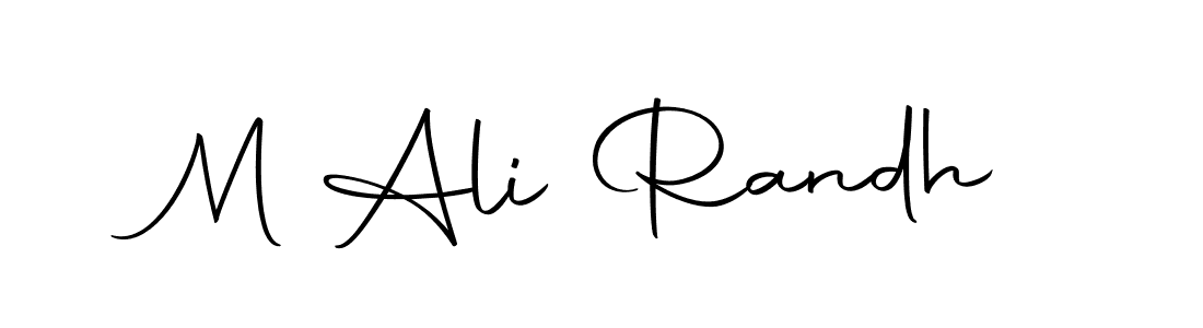 Use a signature maker to create a handwritten signature online. With this signature software, you can design (Autography-DOLnW) your own signature for name M Ali Randh. M Ali Randh signature style 10 images and pictures png