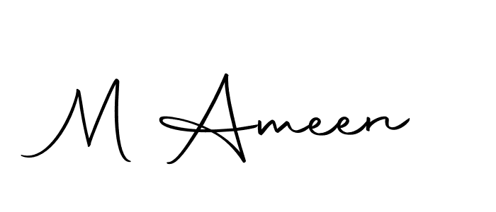 Make a beautiful signature design for name M Ameen. Use this online signature maker to create a handwritten signature for free. M Ameen signature style 10 images and pictures png