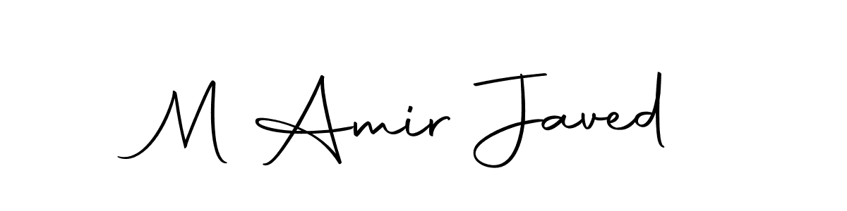 Create a beautiful signature design for name M Amir Javed. With this signature (Autography-DOLnW) fonts, you can make a handwritten signature for free. M Amir Javed signature style 10 images and pictures png