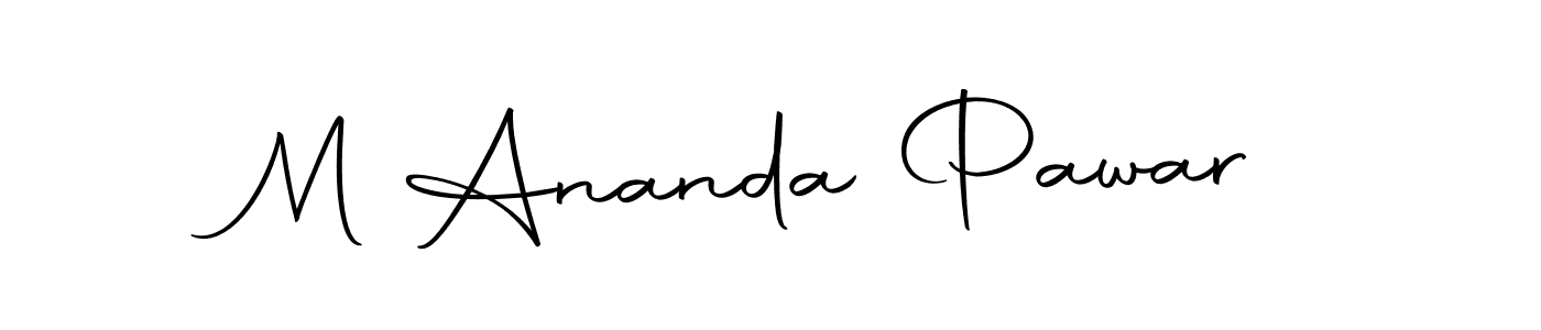 You can use this online signature creator to create a handwritten signature for the name M Ananda Pawar. This is the best online autograph maker. M Ananda Pawar signature style 10 images and pictures png