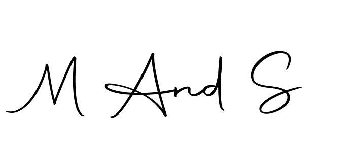 Make a beautiful signature design for name M And S. Use this online signature maker to create a handwritten signature for free. M And S signature style 10 images and pictures png