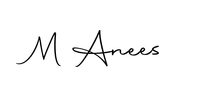 Make a beautiful signature design for name M Anees. Use this online signature maker to create a handwritten signature for free. M Anees signature style 10 images and pictures png