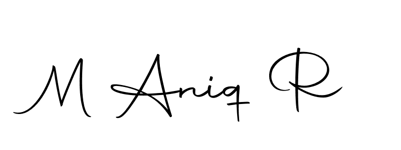 Also we have M Aniq R name is the best signature style. Create professional handwritten signature collection using Autography-DOLnW autograph style. M Aniq R signature style 10 images and pictures png