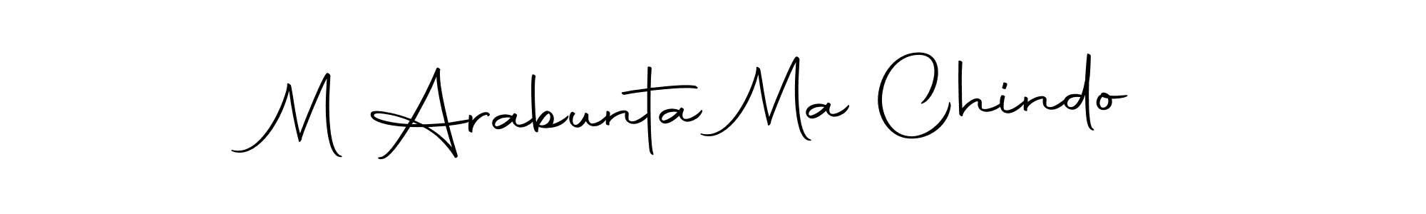 Here are the top 10 professional signature styles for the name M Arabunta Ma Chindo. These are the best autograph styles you can use for your name. M Arabunta Ma Chindo signature style 10 images and pictures png