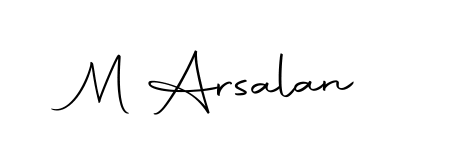 Use a signature maker to create a handwritten signature online. With this signature software, you can design (Autography-DOLnW) your own signature for name M Arsalan. M Arsalan signature style 10 images and pictures png