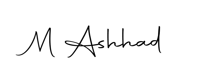 You can use this online signature creator to create a handwritten signature for the name M Ashhad. This is the best online autograph maker. M Ashhad signature style 10 images and pictures png