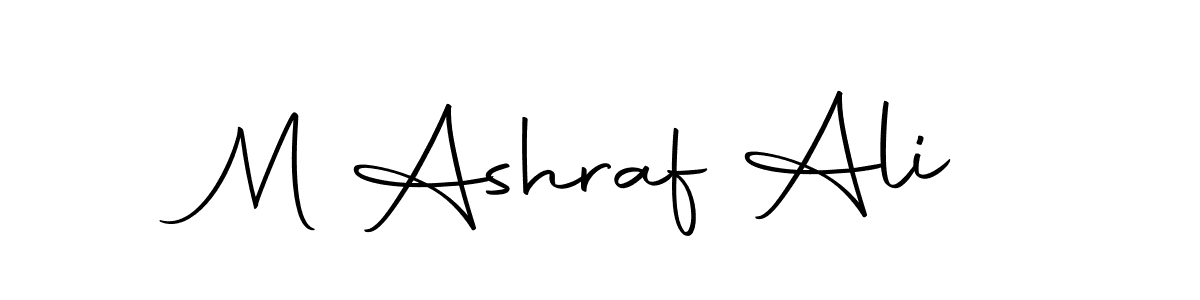 Make a beautiful signature design for name M Ashraf Ali. With this signature (Autography-DOLnW) style, you can create a handwritten signature for free. M Ashraf Ali signature style 10 images and pictures png