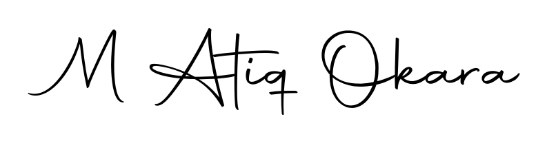 Also we have M Atiq Okara name is the best signature style. Create professional handwritten signature collection using Autography-DOLnW autograph style. M Atiq Okara signature style 10 images and pictures png