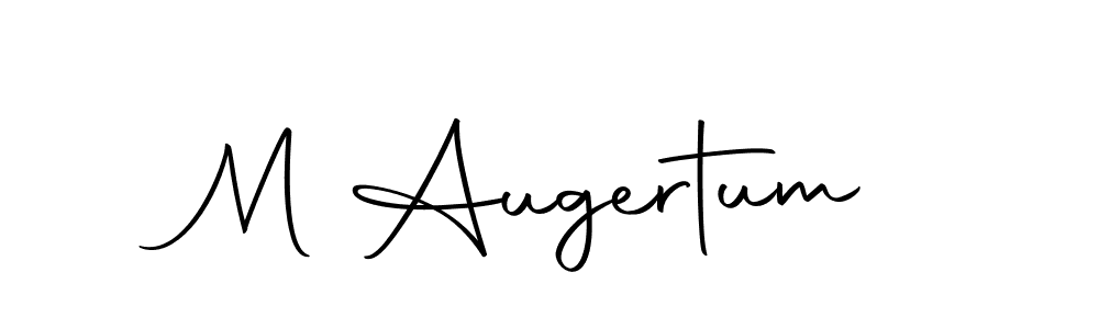 How to make M Augertum name signature. Use Autography-DOLnW style for creating short signs online. This is the latest handwritten sign. M Augertum signature style 10 images and pictures png