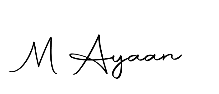 Here are the top 10 professional signature styles for the name M Ayaan. These are the best autograph styles you can use for your name. M Ayaan signature style 10 images and pictures png