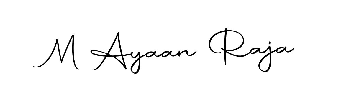 Design your own signature with our free online signature maker. With this signature software, you can create a handwritten (Autography-DOLnW) signature for name M Ayaan Raja. M Ayaan Raja signature style 10 images and pictures png