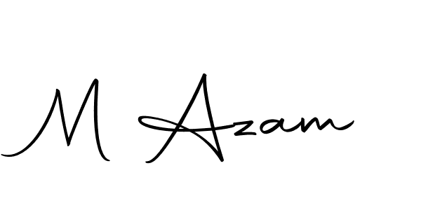 The best way (Autography-DOLnW) to make a short signature is to pick only two or three words in your name. The name M Azam include a total of six letters. For converting this name. M Azam signature style 10 images and pictures png