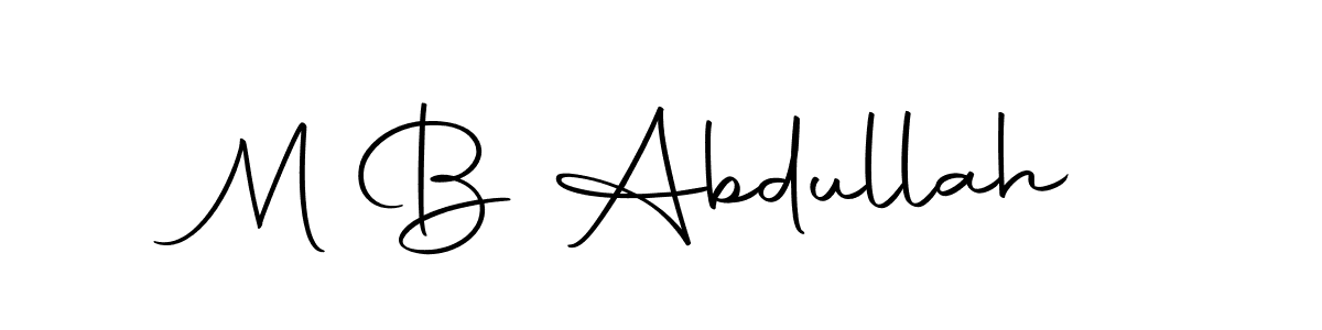 Best and Professional Signature Style for M B Abdullah. Autography-DOLnW Best Signature Style Collection. M B Abdullah signature style 10 images and pictures png