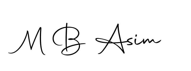 Also You can easily find your signature by using the search form. We will create M B Asim name handwritten signature images for you free of cost using Autography-DOLnW sign style. M B Asim signature style 10 images and pictures png