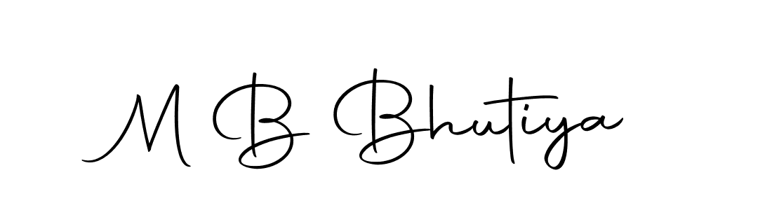 Make a short M B Bhutiya signature style. Manage your documents anywhere anytime using Autography-DOLnW. Create and add eSignatures, submit forms, share and send files easily. M B Bhutiya signature style 10 images and pictures png