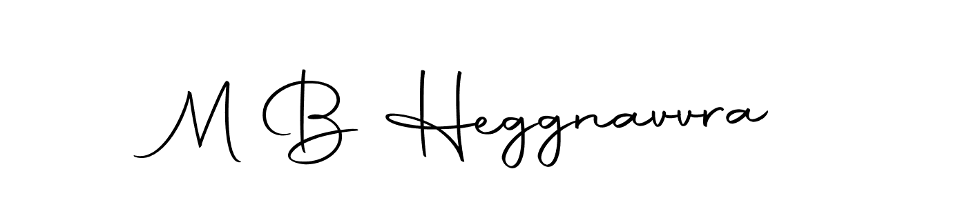 How to make M B Heggnavvra name signature. Use Autography-DOLnW style for creating short signs online. This is the latest handwritten sign. M B Heggnavvra signature style 10 images and pictures png