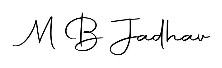 Express your personality with a custom M B Jadhav signature crafted with Autography-DOLnW typography. Free transparent PNG download available. M B Jadhav signature style 10 images and pictures png