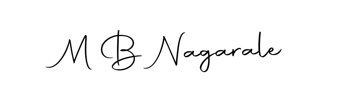 How to make M B Nagarale name signature. Use Autography-DOLnW style for creating short signs online. This is the latest handwritten sign. M B Nagarale signature style 10 images and pictures png