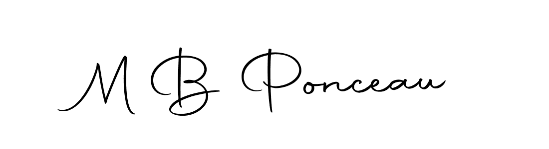 You should practise on your own different ways (Autography-DOLnW) to write your name (M B Ponceau) in signature. don't let someone else do it for you. M B Ponceau signature style 10 images and pictures png