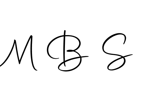 How to make M B S signature? Autography-DOLnW is a professional autograph style. Create handwritten signature for M B S name. M B S signature style 10 images and pictures png
