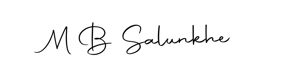 Also You can easily find your signature by using the search form. We will create M B Salunkhe name handwritten signature images for you free of cost using Autography-DOLnW sign style. M B Salunkhe signature style 10 images and pictures png