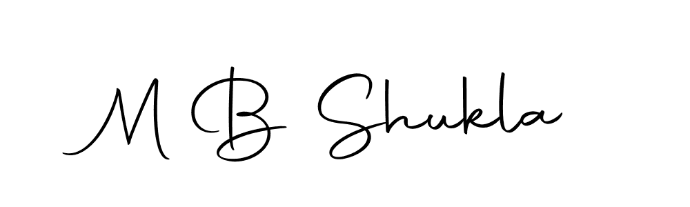 You can use this online signature creator to create a handwritten signature for the name M B Shukla. This is the best online autograph maker. M B Shukla signature style 10 images and pictures png