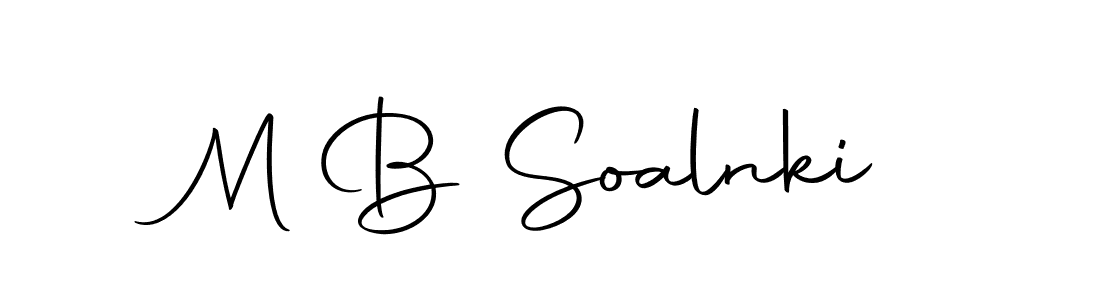 Also You can easily find your signature by using the search form. We will create M B Soalnki name handwritten signature images for you free of cost using Autography-DOLnW sign style. M B Soalnki signature style 10 images and pictures png