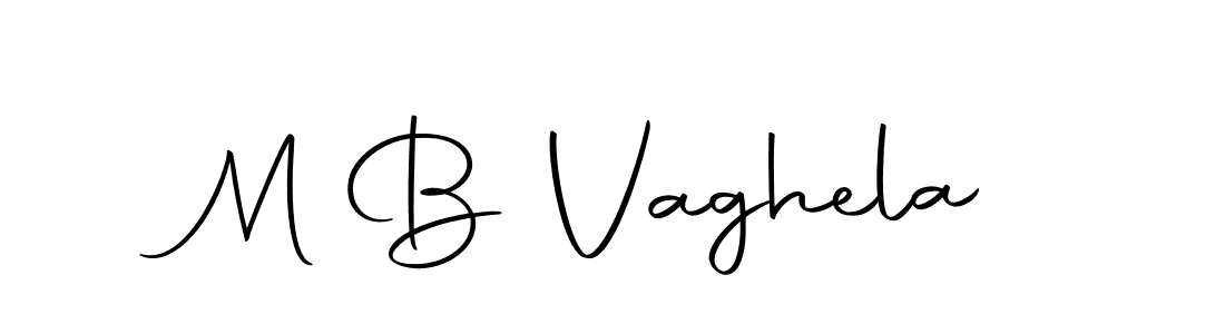 How to make M B Vaghela name signature. Use Autography-DOLnW style for creating short signs online. This is the latest handwritten sign. M B Vaghela signature style 10 images and pictures png